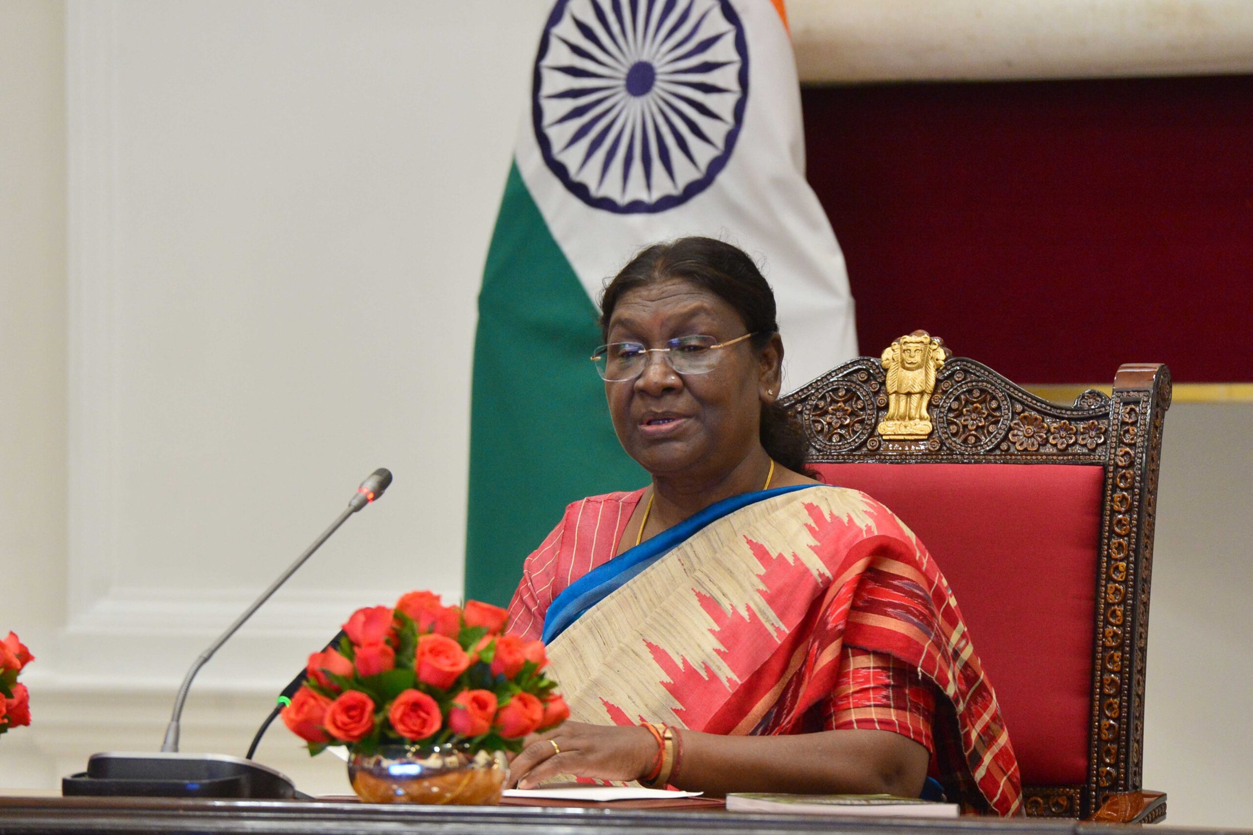 President Droupadi raises voice for women "Enough is Enough"